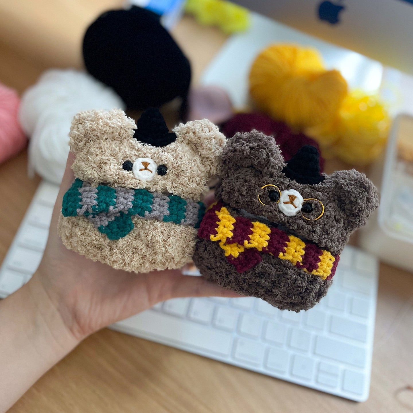 Mongle Crochet [AirPods Case] Magic School Mongshili